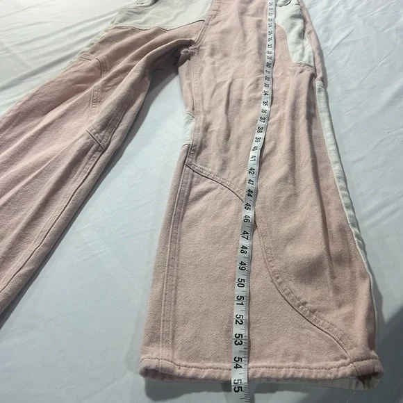 Cider pink and white overalls size small - Picture 6 of 10